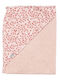 Bebejou Hooded Baby Bath Towel Leopard Pink