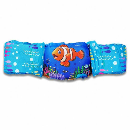 Toto TO-01 Schwimmflügel Für Kinder 2 Bis 6 Mit Bruststütze Blau