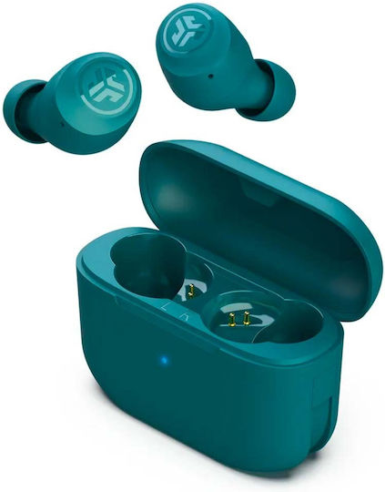Jlab GO Air Pop In-Ear Bluetooth-Freisprecheinrichtung Kopfhörer mit Schweißresistenz und Ladeetui Teal