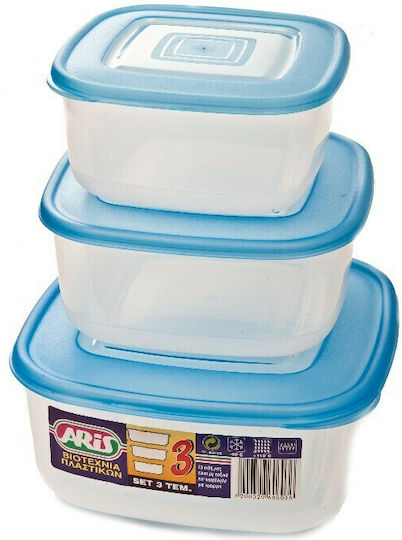 Scruffs & Tramps Set Mittagsboxen Blau 3Stücke