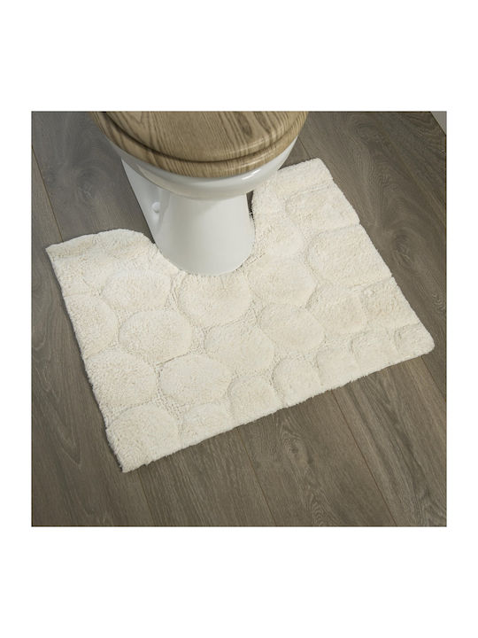 Sealskin Badematte Baumwolle Toilette Pebbles 294416410 Ivory 50x60cm