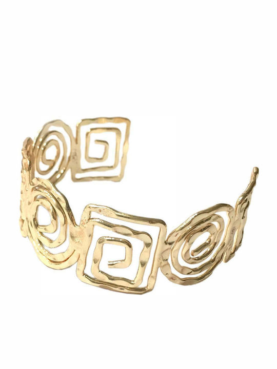 Bracelet Handcuffs Gold Plated