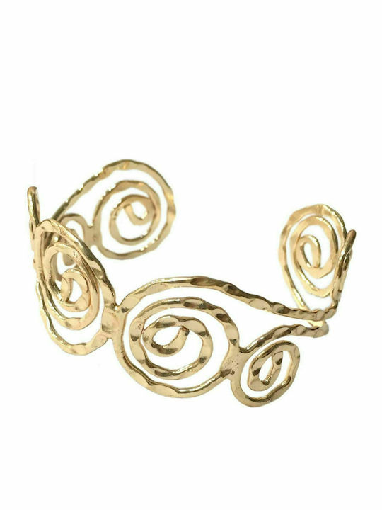 Bracelet Handcuffs Gold Plated