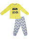Warner Bros Kids' Pajamas Winter Cotton Yellow