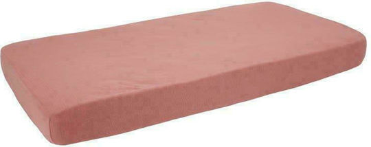 Little Dutch Pure Baby Sheet Crib Cotton Fitted Pink 70x140cm
