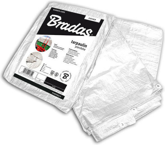 Bradas Водоустойчив Брезент 90гр/кв.м 6x10м. Тип светлина Бял
