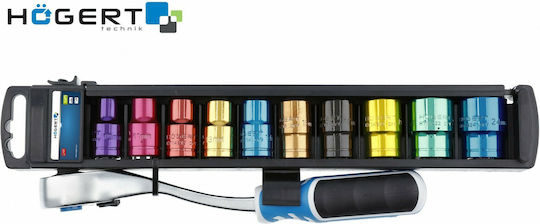 Högert Technik Καστάνια με Καρυδάκια 1\2" 11τμχ