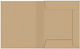 Folder Double leaflet With 3 flaps 26,5x35cm Manila - Beige