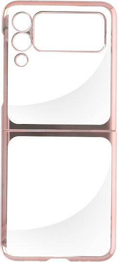 Forcell Focus Back Cover Πλαστικό Ροζ Χρυσό (Galaxy Z Flip3 5G)