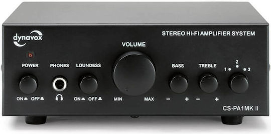 Dynavox CS-PA1 MK II Mini Integrated Hi-Fi Amplifier Stereo 60W/4Ω 207740 Black