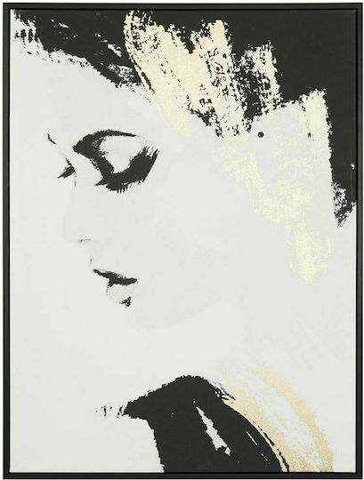 Iliadis Leaves On Gold Background σε Καμβά