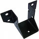 Vasmetal Beam Shoe for Pergola Νο 8 made of Metal 1pcs with 22% Slope