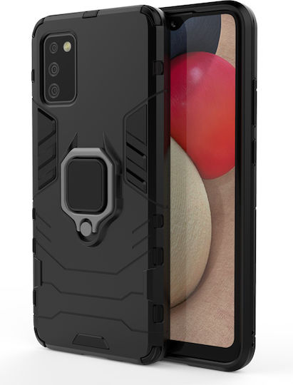 Powertech Back Cover Πλαστικό Μαύρο (Galaxy A02s)