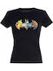 DC Logo Grafity Дамско T-shirt Superman
