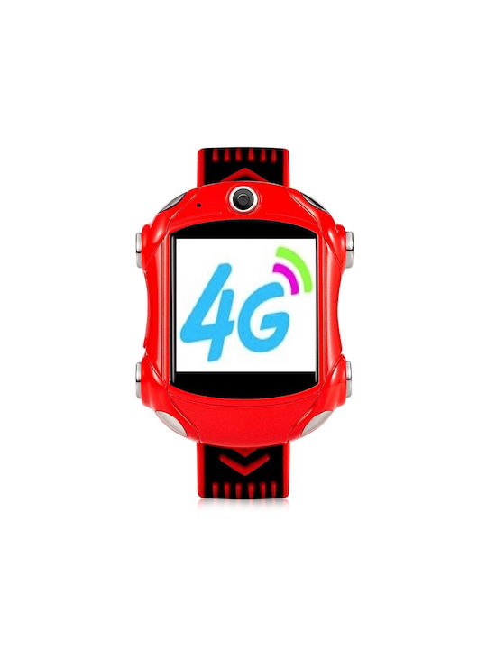 Wonlex Kids Digital Watch with GPS and Rubber/Plastic Strap Red