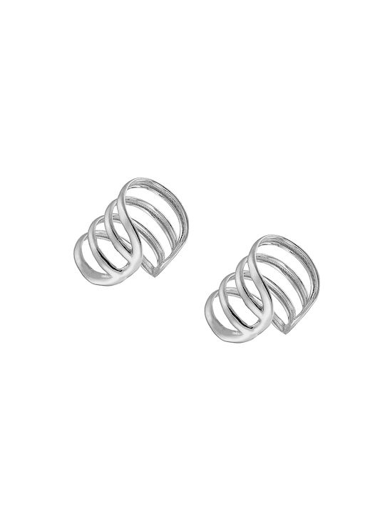 Oxzen Earrings Ear Cuff from Silver