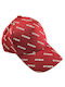 Guess Kids' Hat Jockey Fabric Red