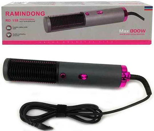 Ramindong Hot Air Electric Brush with Air for Straightening 800W