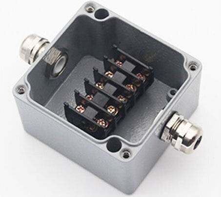 Optonica Elektrisches Gehäuse für Außenmontage Verzweigung Wasserdicht IP68 in Gray Farbe