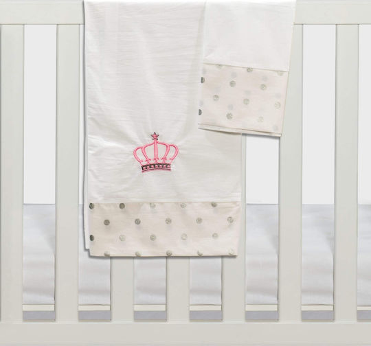 abo Fox Baby Sheets Set Cradle Cotton Pink 75x100cm 3pcs