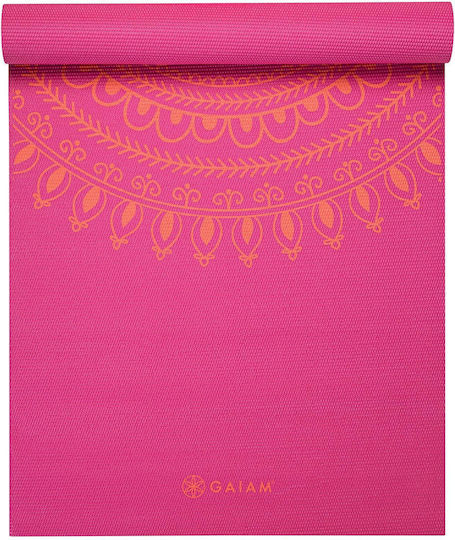 Gaiam Στρώμα Γυμναστικής Yoga Ροζ (173x61x0.6cm)