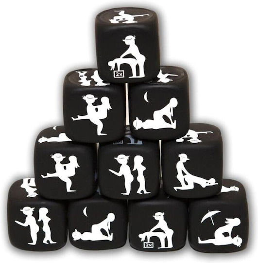 Secretplay Diablo Picante Erotic Dice Game of Posture Black
