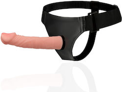 Harness Attraction Harness Attraction Melvin Harness with Dildo 19cm and Vibration in skin color