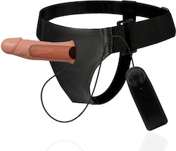 Harness Attraction Използване на привличането Gregory Арсенал с Единично Дилдо 16.5см в цвят Flesh