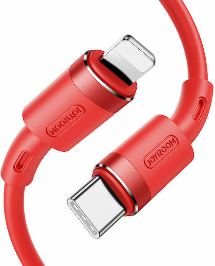 Joyroom S-1224N9 USB-C zu Lightning Kabel 20W Rot 1.2m