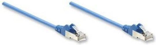 Intellinet S/FTP Cat.5e Gigabit Ethernet Network Cable 0.3m Blue