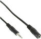 InLine Καλώδιο Ήχου 3.5mm male - 3.5mm female Μαύρο 10m 99937