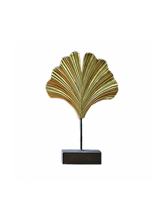 Art et Lumiere Διακοσμητικό Χώρου από Κεραμικό Υλικό Χρυσό Αχιβάδα 30x8x35.5cm