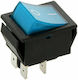 On-Off switch Rocker Blue 1pcs