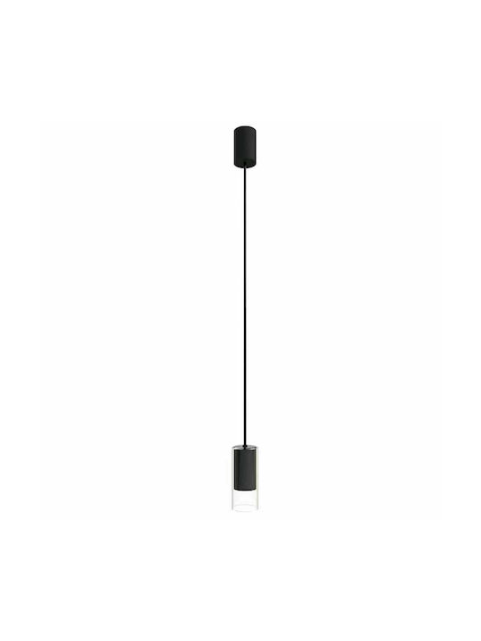 Nowodvorski Cylinder S Pendant Light Single-Light for Socket GU10 Black