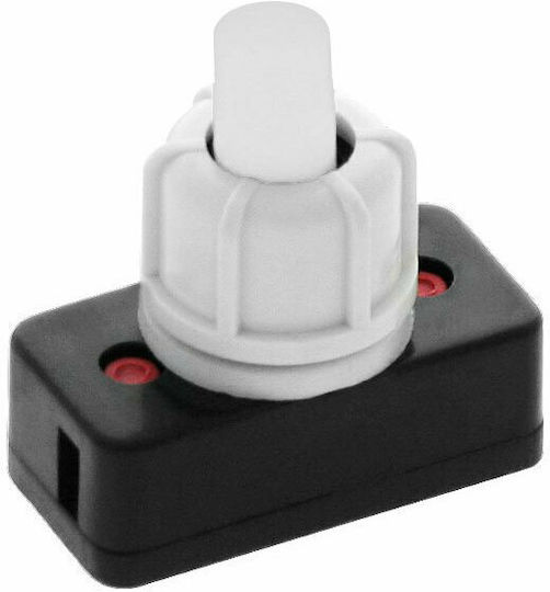 On-Off switch Pushbutton White 20pcs