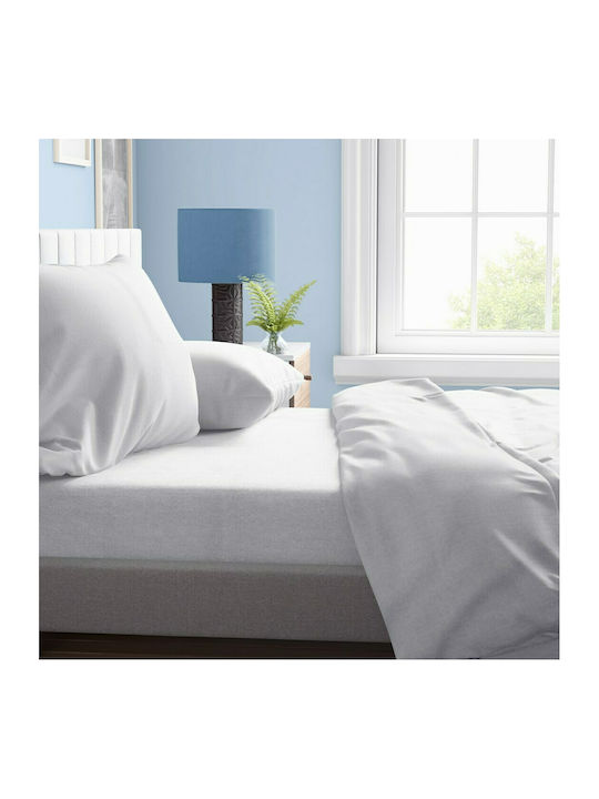 Dimcol Duvet Queen 220x240cm Solid 491 White 30...
