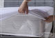 Dimcol Protective Cover King Size Waterproof with Skirt White 180x200+30cm