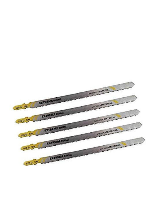 Dewalt Extreme Λάμες Sandwich Material για Μέταλλο 132mm 5τμχ