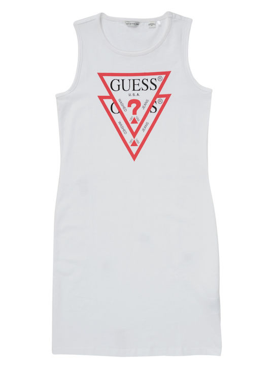 Guess Children's Dress Sleeveless White