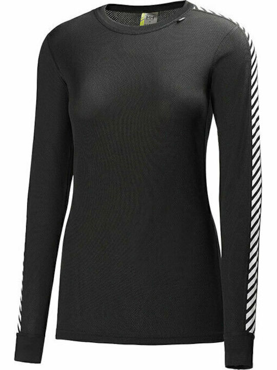 Helly Hansen Γυναικεία Ισοθερμική Μακρυμάνικη Μπλούζα Μαύρη