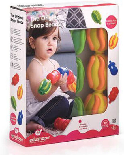 Edushape Παιχνίδι με Κορδόνια The Original Snap Beads για 12+ Μηνών