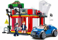 Sluban Cuburi De Construit Car Dealer Pentru 6+...