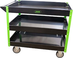 JBM Cu roți Metal Căruță 3 Locuri L80xA39.7xÎ84cm