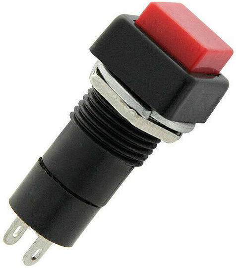 On-Off switch Pushbutton Red 1pcs