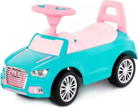 Ecotoys Super Car 2A Baby Push Walker for 12+ Months Light Blue