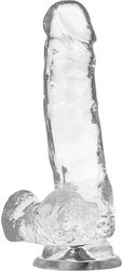 XRay Cock with Balls Realistisches Dildo mit Hoden und Saugnapf Clear 18.5cm