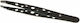 Ro-Ro Accessories Eyebrow Tweezer with Slanted Nose Black