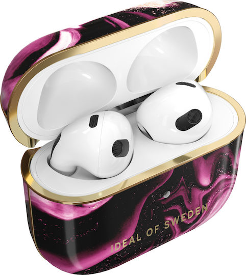 iDeal Of Sweden Bedruckte Kunststoffhülle Golden Ruby Marble für Apple AirPods 3