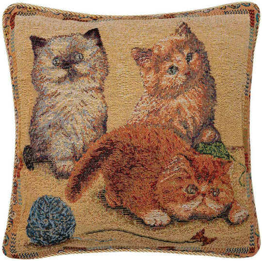 Silk Fashion Decorative Pillow Case Fabric 34 43x43cm