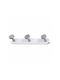 Grekon Triple Wall-Mounted Bathroom Hook White